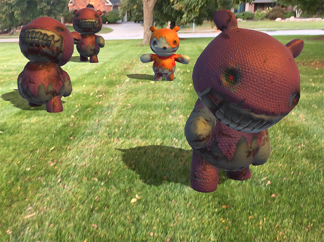 ‎BATTLE BEARS ZOMBIES AR Screenshot