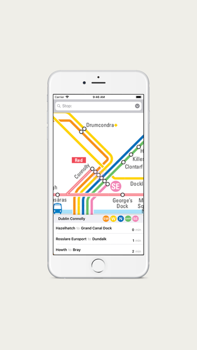 Screenshot #3 pour Dublin Tram and Trains Map