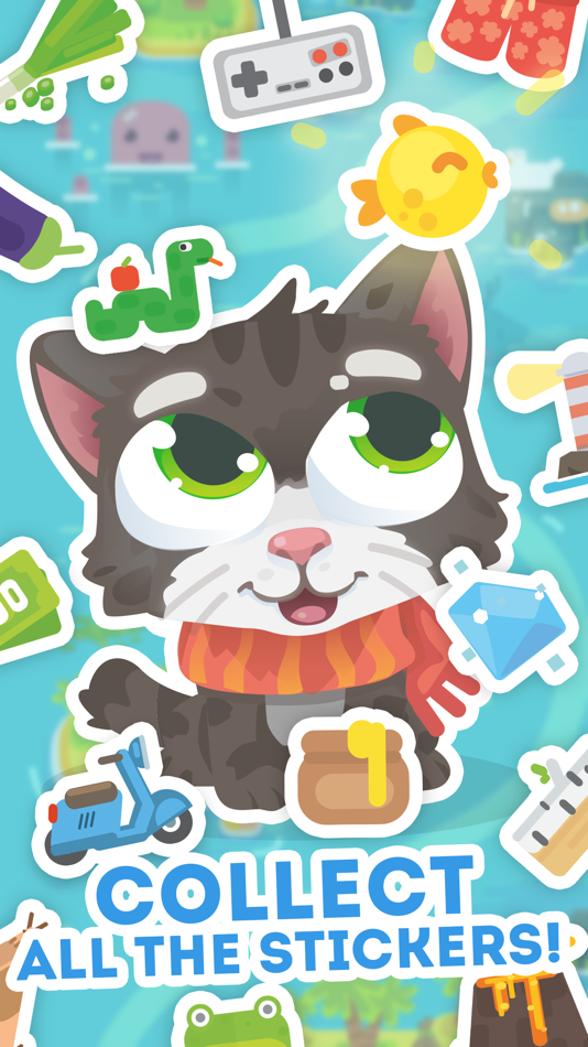 #4. Wordycat (iOS) 由: Indigo Bunting