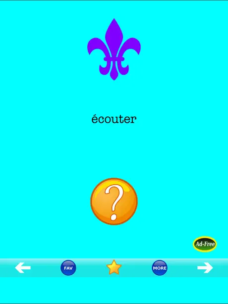 French Word Easy Flashcards!