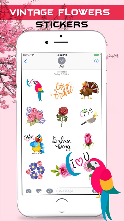 Vintage Watercolor Stickers Pack