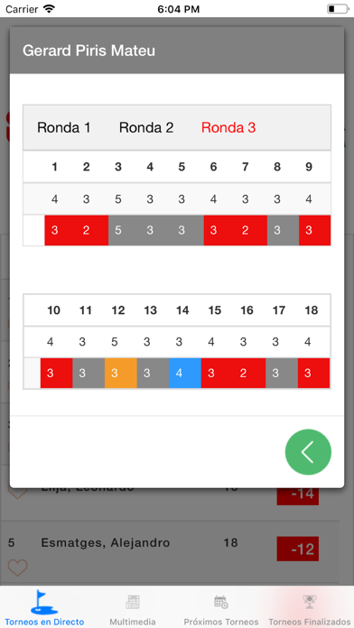 Screenshot #3 pour PGA Spain Live Scoring