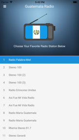 Guatemala Radio: Spanish FM screenshot