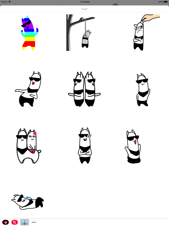 Screenshot #5 pour Alpaca Animated Stickers