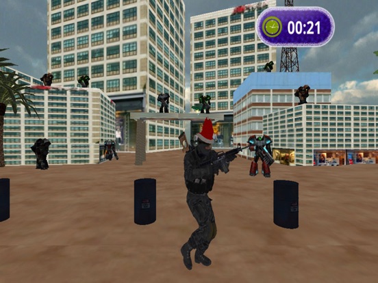 Commando Vs Armed Robo Force iPad screenshot 3 - Games app