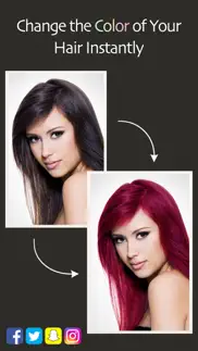 hair color booth iphone screenshot 2