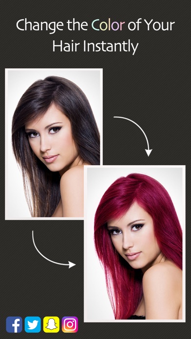 Screenshot #2 pour Hair Color Booth