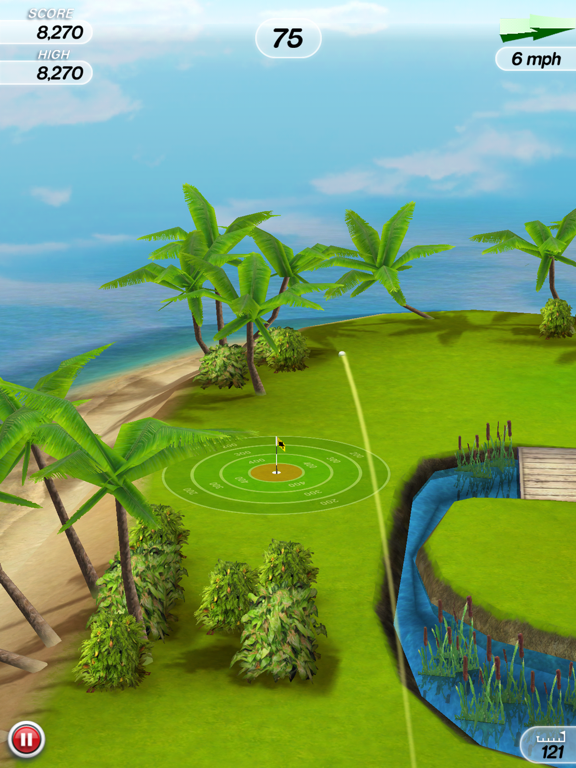 Screenshot #4 pour Flick Golf!