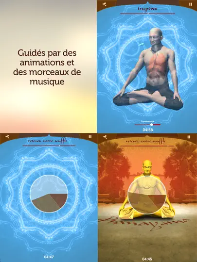 Capture d'écran de Health Through Breath: Pranayama Lite For The IPad sur iPhone 5