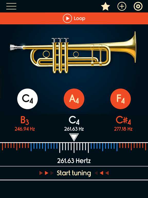 Screenshot #4 pour Trumpet Tuner