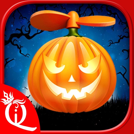 Flying Halloween Pumpkin icon