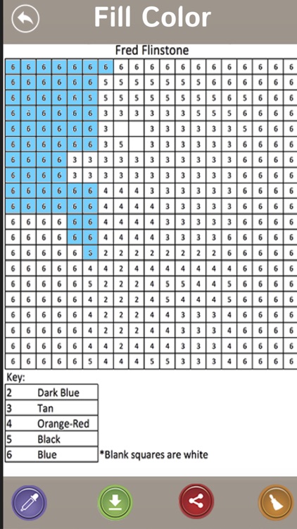 Pixel Coloring Cartoon Number