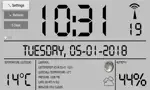 LCD Weather Clock App Cancel