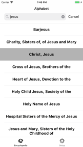 Catholic Encyclopedia Offline screenshot