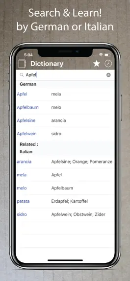 Game screenshot German Italian Dictionary Pro mod apk