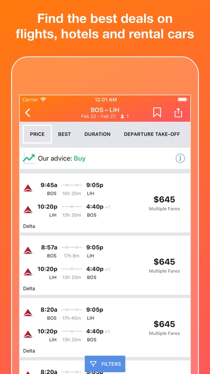 KAYAK Flights, Hotels & Cars screenshot-0
