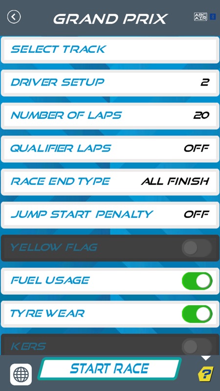 APP RACE CONTROL (LEGACY) screenshot 3