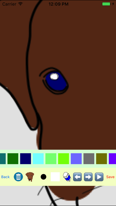 Screenshot #2 pour Puppy Dog Moves Coloring Book