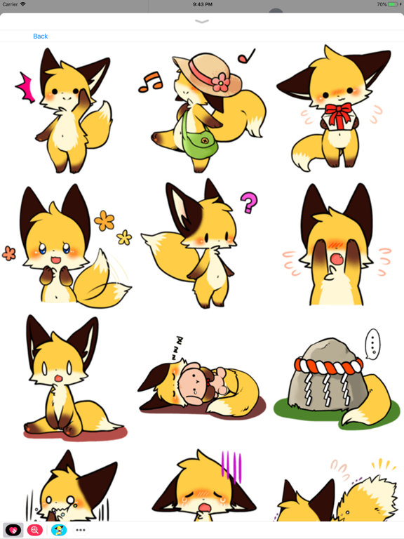 Screenshot #5 pour Fox Stickers Collection