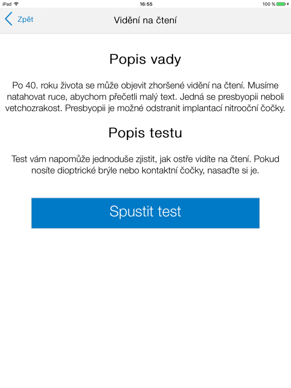 Screenshot #6 pour Test Zraku