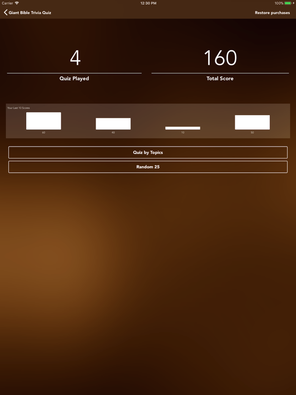 Screenshot #4 pour Giant Bible Trivia Quiz