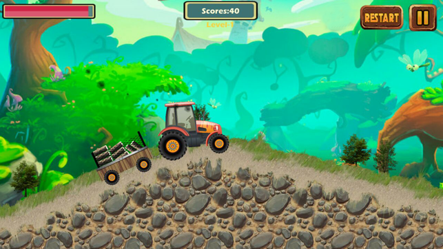 Tractor Hill Climbing 2D