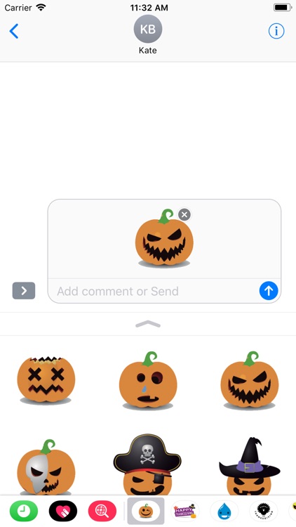 Pumpkin emoji for halloween