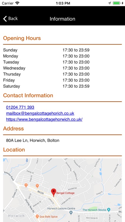 Bengal Cottage Horwich