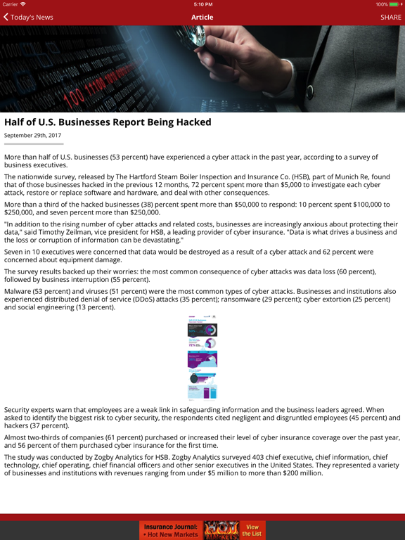 Screenshot #4 pour Insurance Journal News