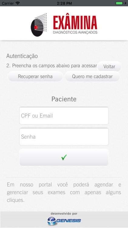 Exâmina Diagnósticos