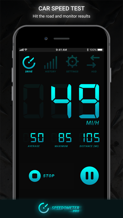 Speedometer PRO HUD Screenshot