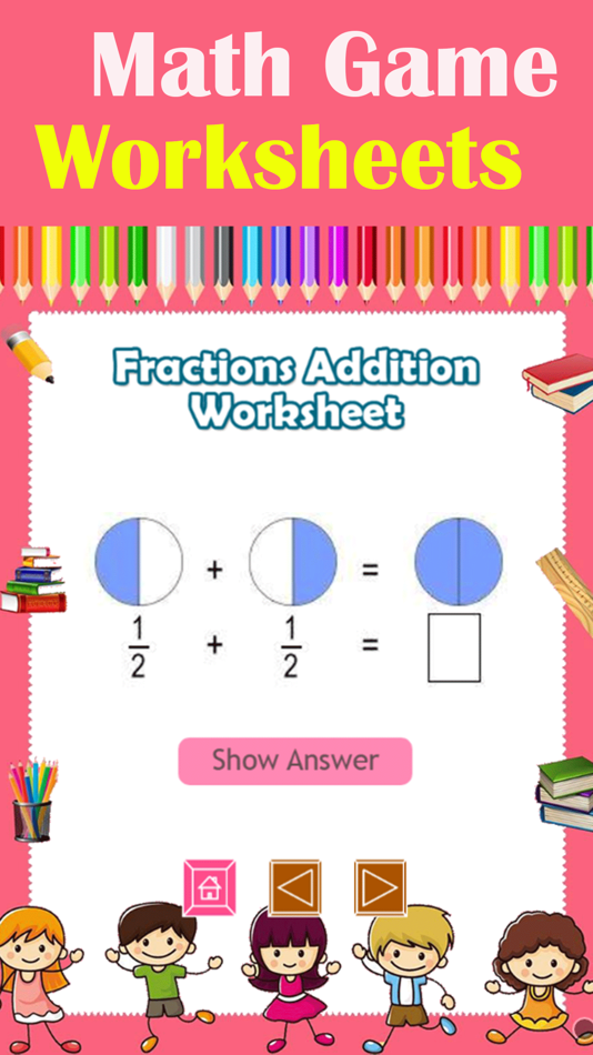 Math in Fractions Games Online - 1.1.0 - (iOS)