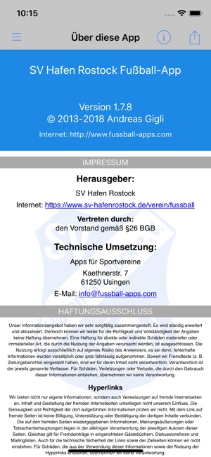 SV Hafen Rostock Fußball(圖4)-速報App