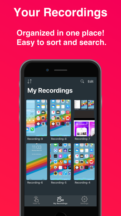 xCamera - One Touch On Screen To Record & Upload Video Screenshot 2