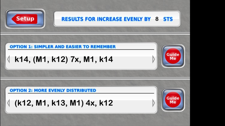 Knit Evenly Calculator