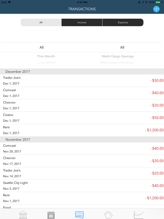 Screenshot #6 pour PocketBook Budgeting