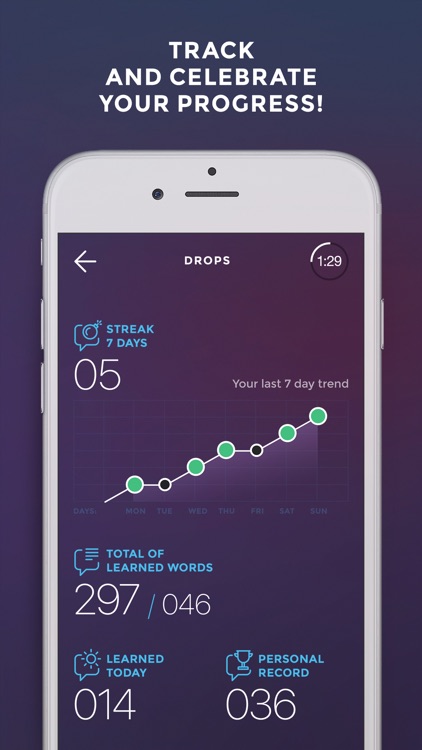 Learn Korean language & words in hangul with Drops screenshot-4