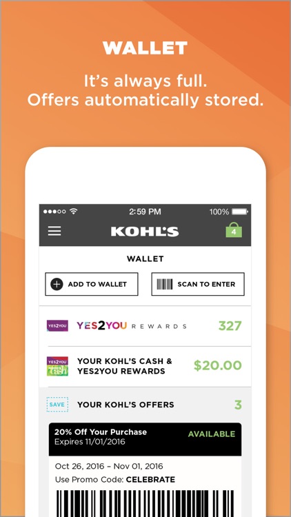 Kohl's App: Scan, Shop, Pay and Save screenshot-0