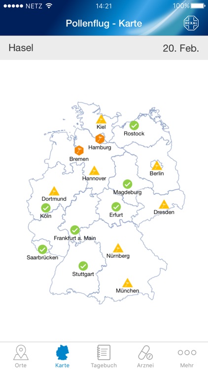 Pollenflug-Vorhersage screenshot-0