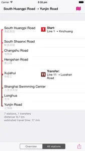 Shanghai Rail Map Lite screenshot #3 for iPhone