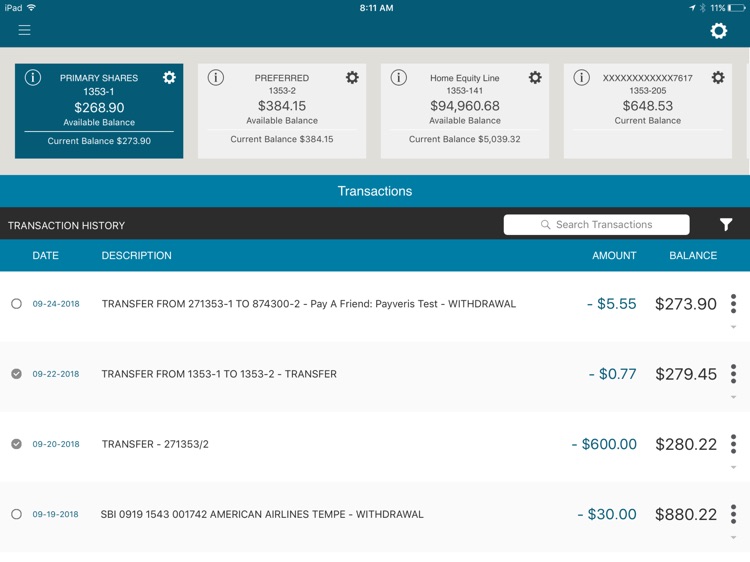 FNCU Mobile for iPad