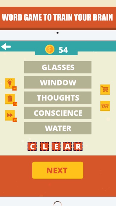 Screenshot #2 pour Guess The Word - 5 Clues Quiz
