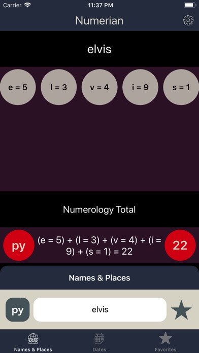 Numerian Numerology Calculator screenshot 3
