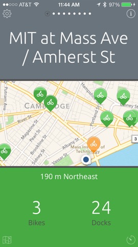 Boston Bikes — A One-Tap Hubway Appのおすすめ画像3