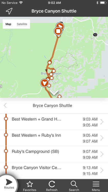 Bryce Canyon Shuttle