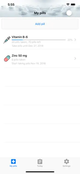 Game screenshot Pillbox: pill and med reminder apk