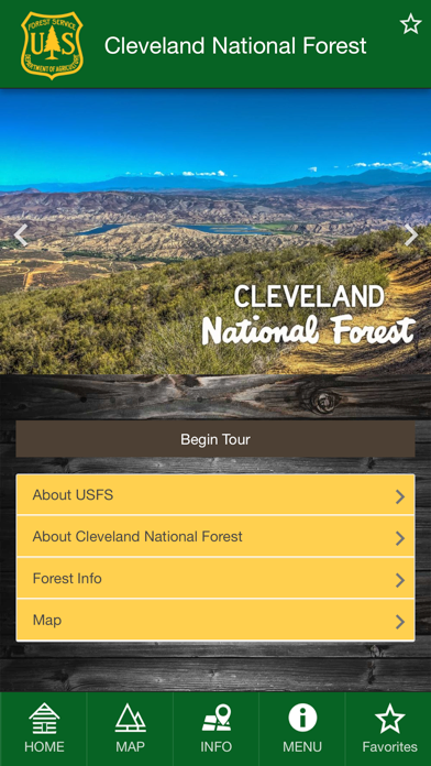 Screenshot #1 pour USFS:Cleveland National Forest