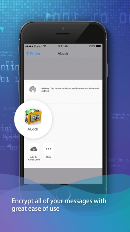 ALock: Secure clouding message screenshot-3