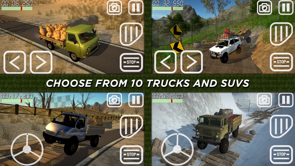 #6. 4x4 Delivery Trucker (iOS) 由: Dually Games Ltd
