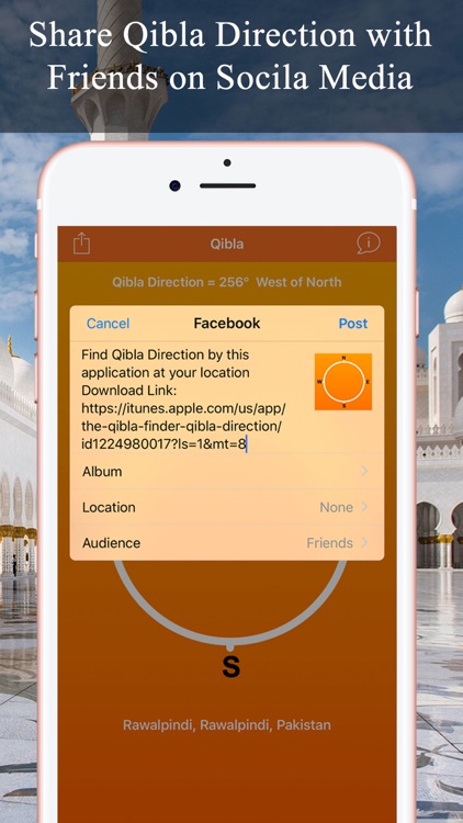 Qibla Compass & Locator Pro screenshot-3